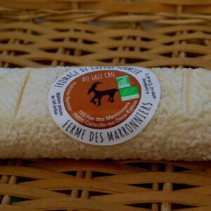 Bûche fromage lait chèvre demi-sec