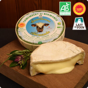 Camembert Normandie AOP bio lait foin