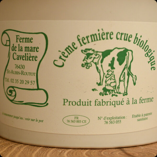 Crème crue fermière, vrac – Image 2